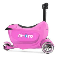 Micro Mini 2go Deluxe Plus - Różowa - sklep rowerowy - 3gravity.pl
